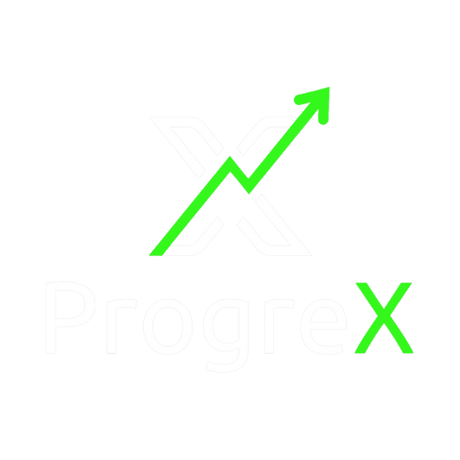 ProgreX Logo (White Color)